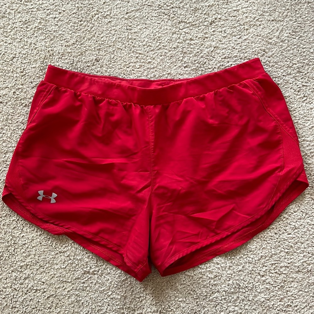 Under Armour Red Running Shorts